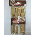 Utensilios de cocina de bambú 4PCS que cocina las herramientas (CB06)